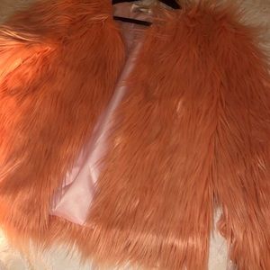 Fur jacket.   Fun and sexy